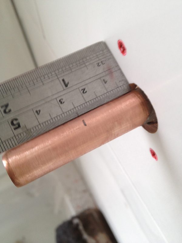 Ensure Pipes Protrude Correctly With Steel Ruler