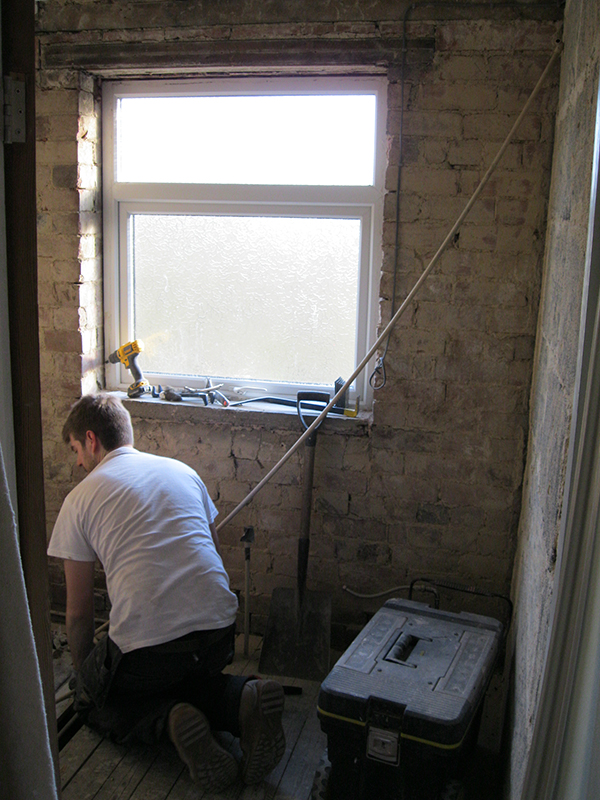 When Tiles Are Removed From The Walls The Damage To The Walls Beneath The Tiles Is Assessed