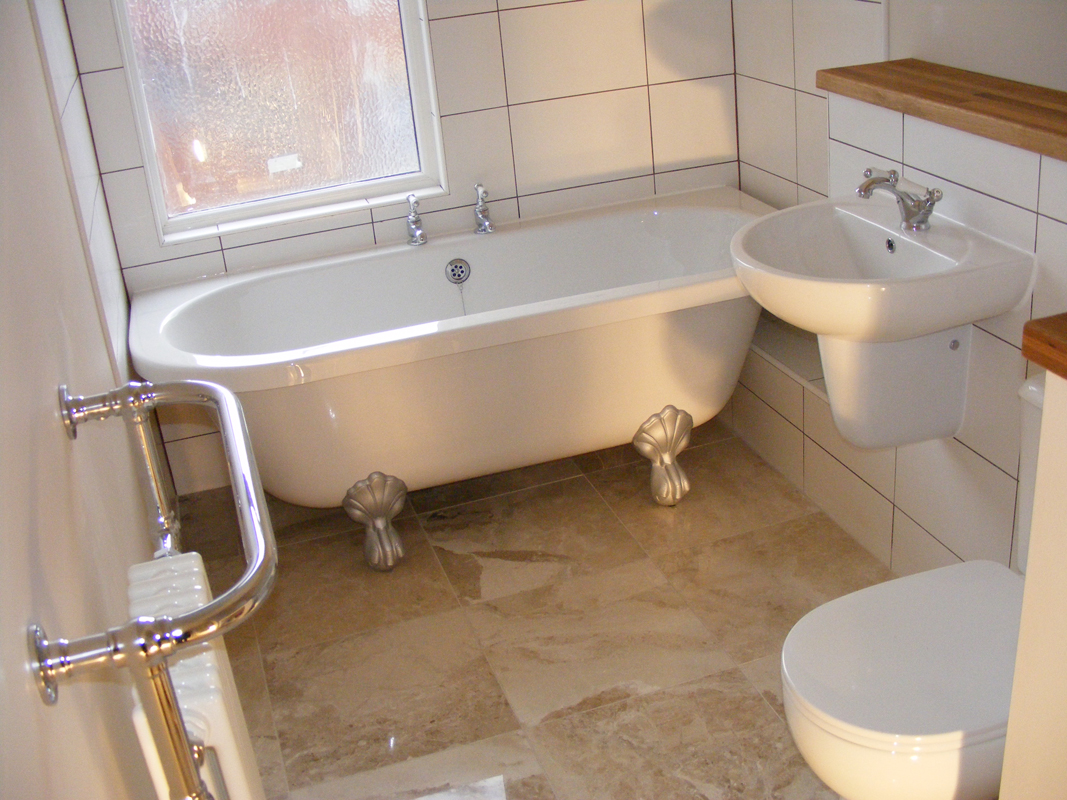 Bathroom Flooring Options - Tiled Marble