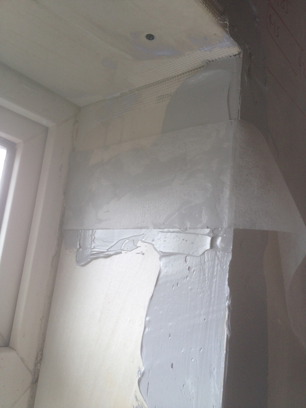 Bathroom Tanking Application With Polyester Tape