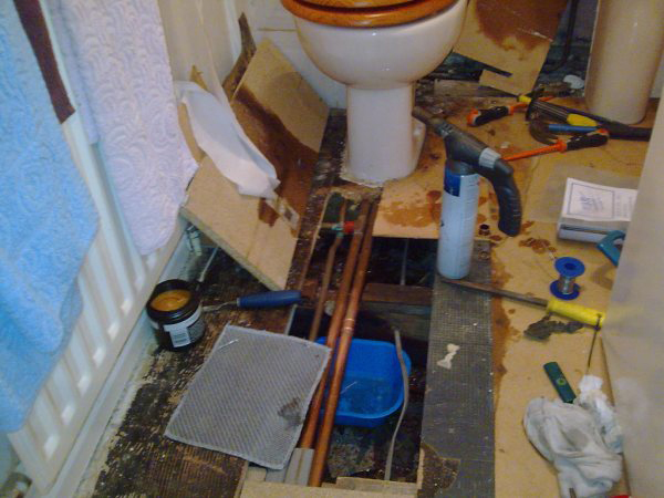Bathroom Horror Stories - Leaky Pipes Repair