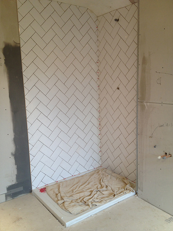 Completed Bathroom Tiling With Bathroom Installation In Leeds