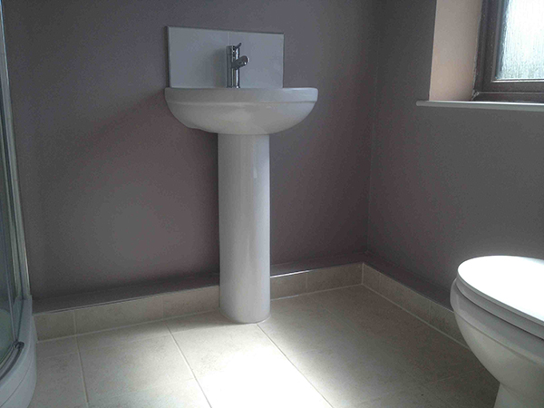 Finished Boxing In With Bathroom Installation In Leeds
