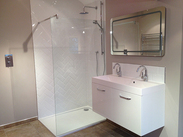 Finished Shower Enclosure With Bathroom Installation In Leeds