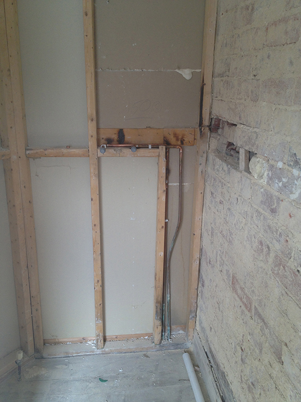 1st Fix Shower Pipework With Bathroom Installation In Leeds