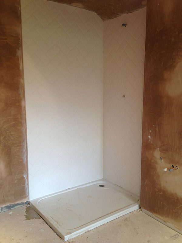 Tiled And Grouted Shower Enclosure With Bathroom Installation In Leeds