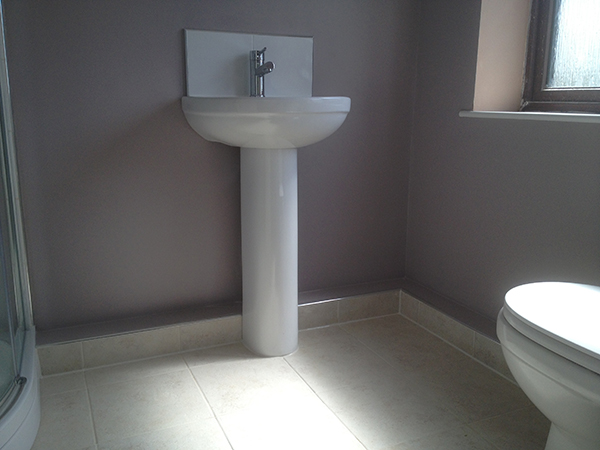 Post Boxing Of Waste Pipes With Bathroom Installation In Leeds