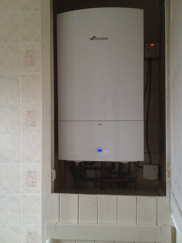 Boiler Cupboard After With Bathroom Installation In Leeds