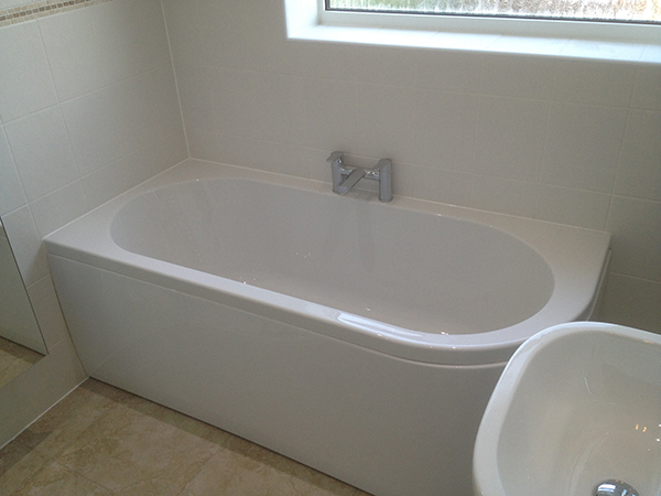 Acrylic Bath With Bathroom Installation In Leeds