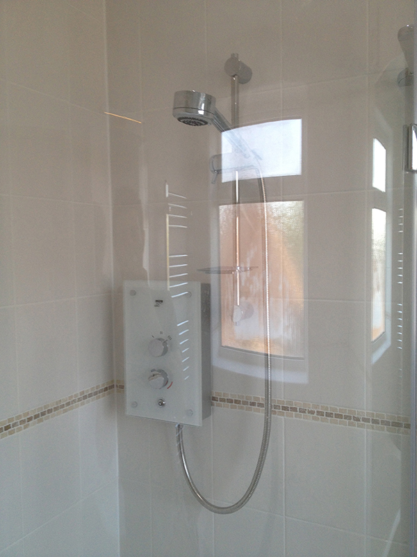 New Enclosure And Electric Shower With Bathroom Installation In Leeds