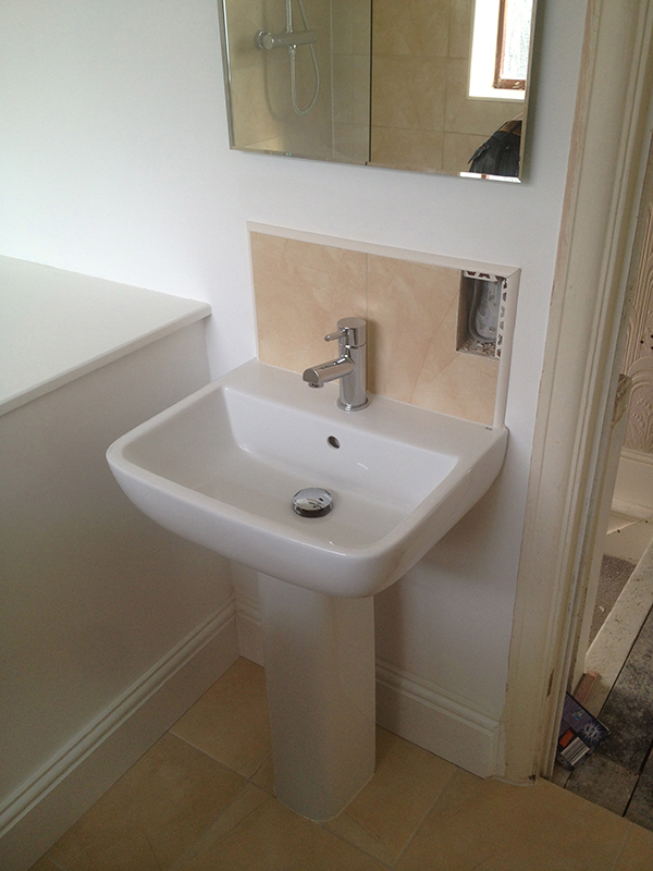 New Basin With Bathroom Installation In Leeds
