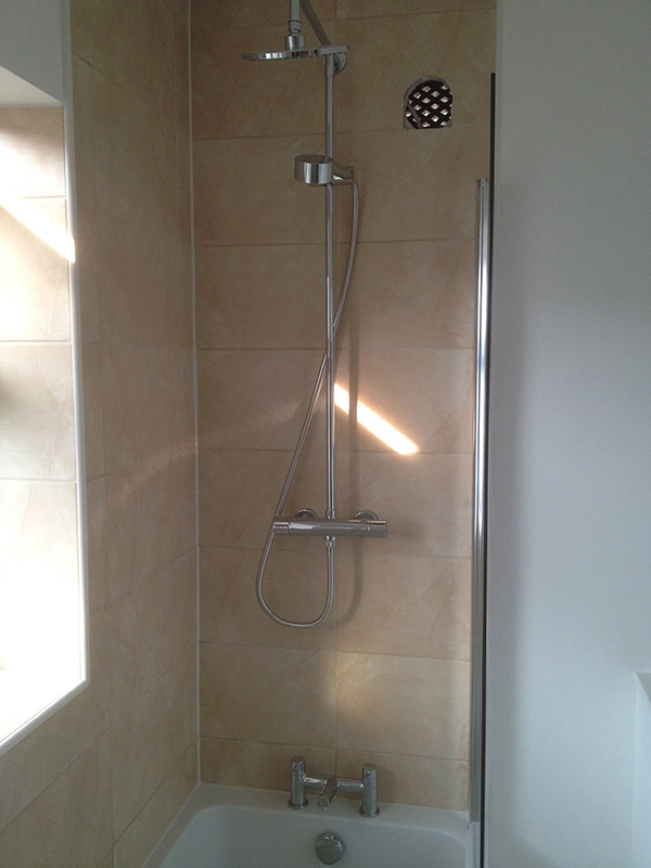 2 Part Thermostatic Bar Mixer Shower With Bathroom Installation In Leeds