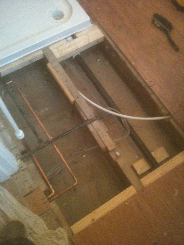 Supporting Joists To Ensure Correct Floor Tiling With Bathroom Installation In Leeds
