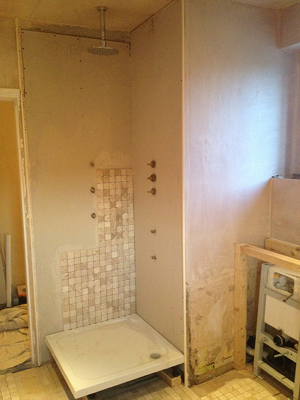 Tiling A Shower Enclosure With Bathroom Installation In Leeds