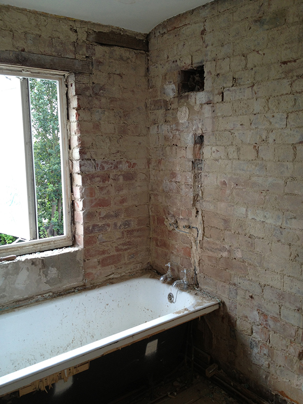 Window Preventing Bath To Shower Conversion With Bathroom Installation In Leeds