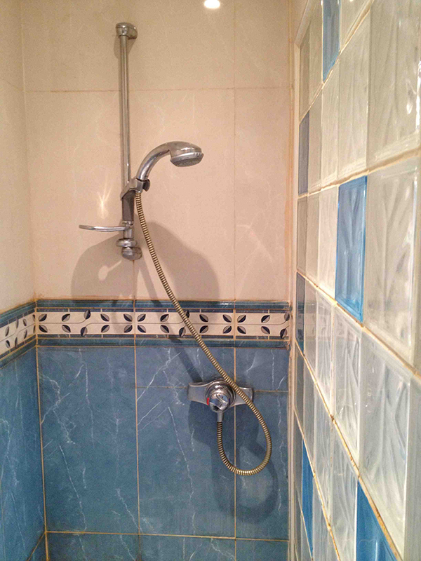 Existing Dated Shower With Bathroom Installation In Leeds