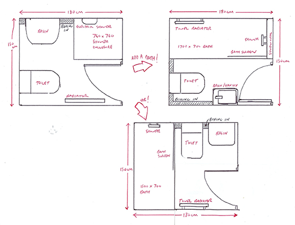 Tips For A Small Bathroom Uk Guru - Small Bathroom Floor Plans With Shower Only One Room