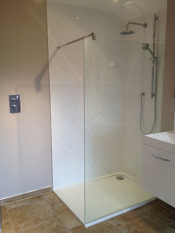 Complete Shower Enclosure With Bathroom Installation In Leeds