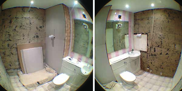 Bathroom Prior To Reboarding With Bathroom Installation In Leeds