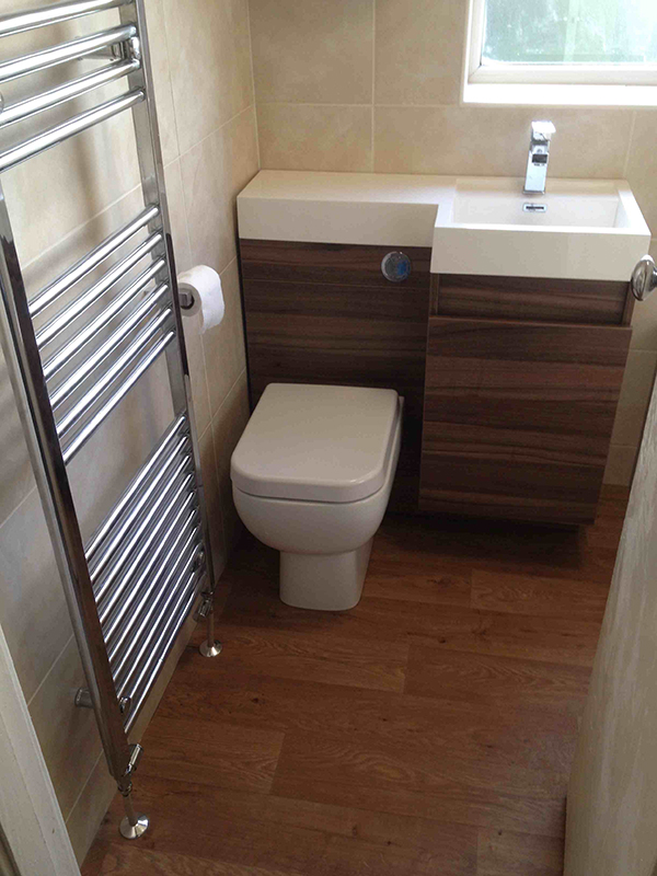 Small Footprint Bathroom With Bathroom Installation In Leeds