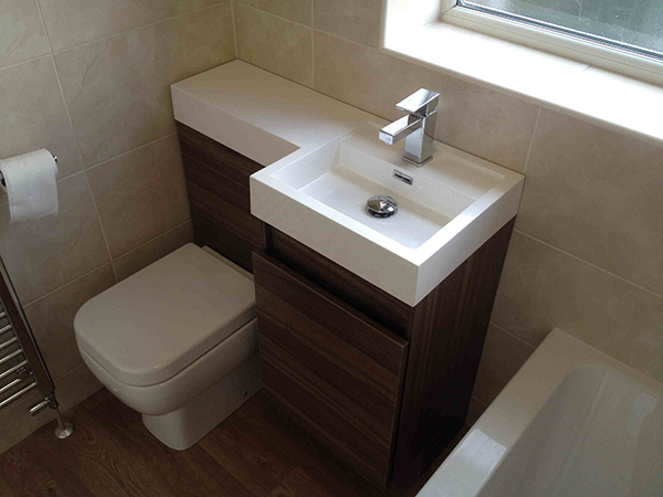 Space Saving Combined WC And Basin Unit With Bathroom Installation In Leeds