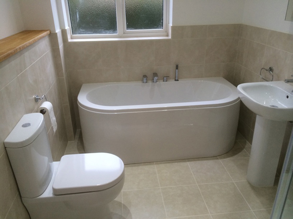 Redesigned Bathroom Complete With Bathroom Installation In Leeds