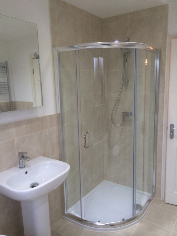 Offset Quadrant Shower Enclosure To Redesign With Bathroom Installation In Leeds