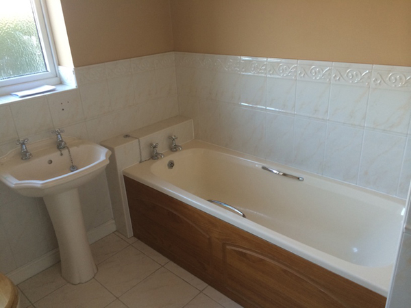 Relocating A Basin With Bathroom Installation In Leeds