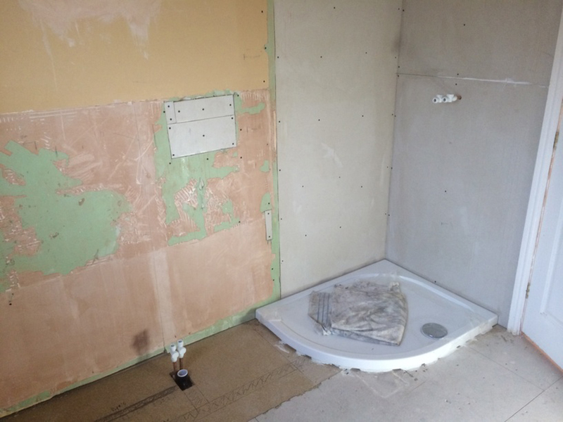 Removing A Wall To Extend A Shower With Bathroom Installation In Leeds