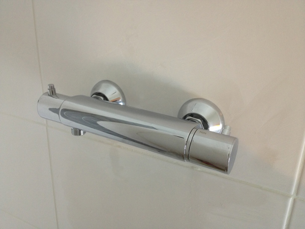 Completed Shower Installation With Concealed Pushfit Bracket With Bathroom Installation In Leeds