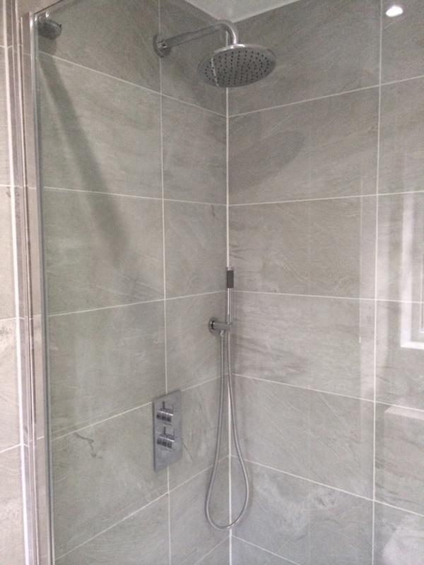 2 Part Concealed Valve Shower With Bathroom Installation In Leeds