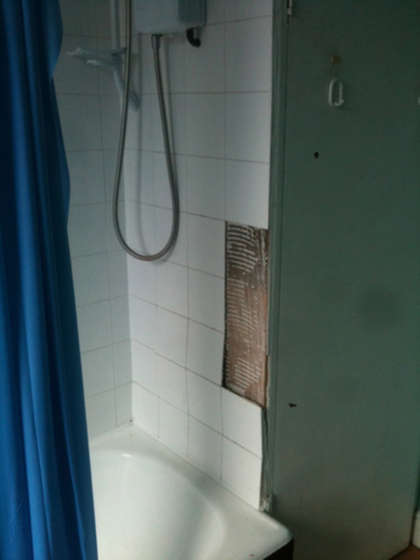 Water Ingress Behind Tiles Putting Things Right That Once Went Wrong Uk Bathroom Guru - How To Take Moisture Out Of Bathroom Tiles