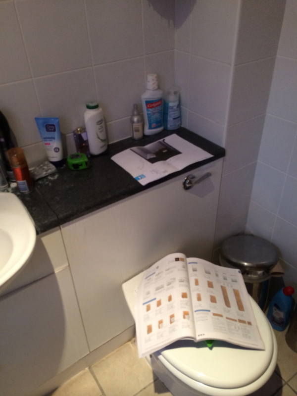 Existing Back Toilet With Bathroom Installation In Leeds