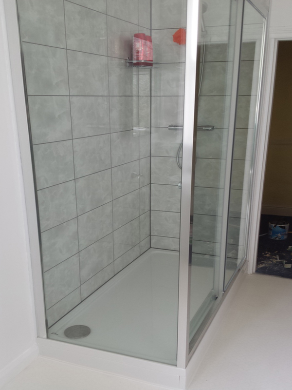 Bath Replaced With Shower Enclosure With Bathroom Installation In Leeds