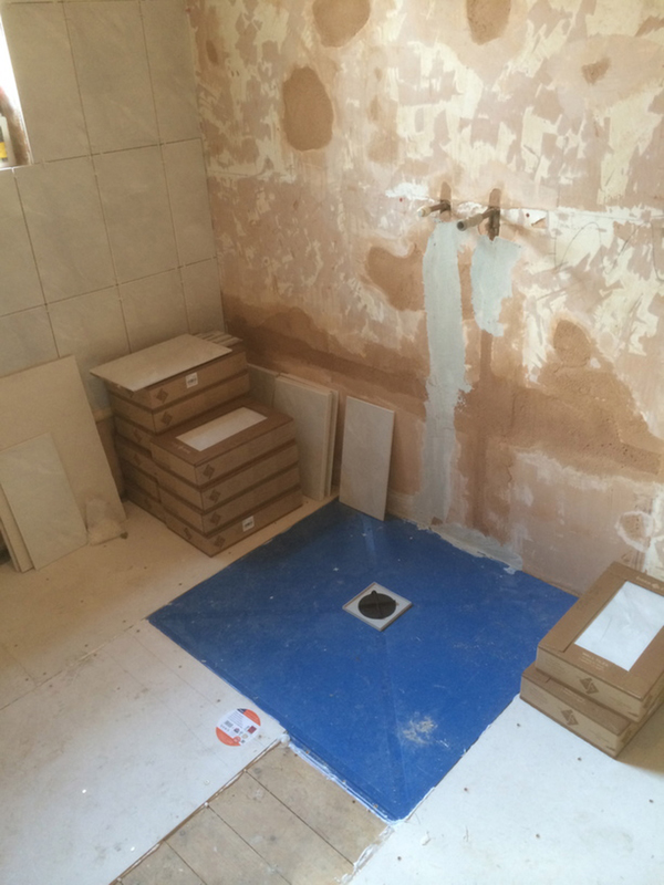 Combining A Wet Room Tray With Tile Backer Boards With Bathroom Installation In Leeds
