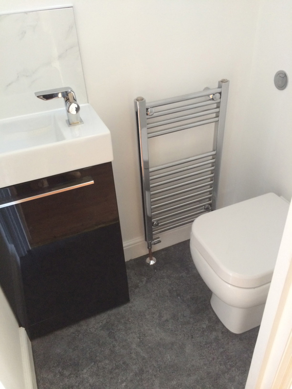 Downstairs WC With Bathroom Installation In Leeds