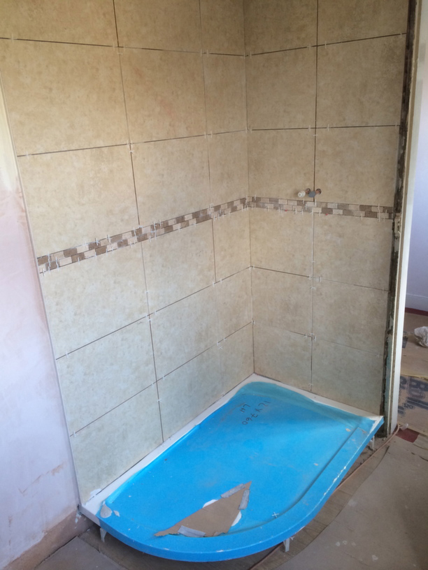 Fully Tiled Enclosure With Bathroom Installation In Leeds