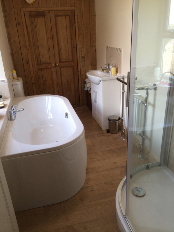 Narrow Bathroom Floorplan With Bathroom Installation In Leeds