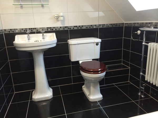 Fully Tiled Bathroom With Bathroom Installation In Leeds