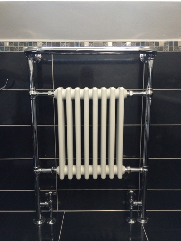 Traditional Towel Radiator With Bathroom Installation In Leeds