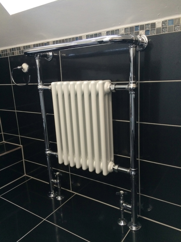 Traditional Towel Warmer With Bathroom Installation In Leeds