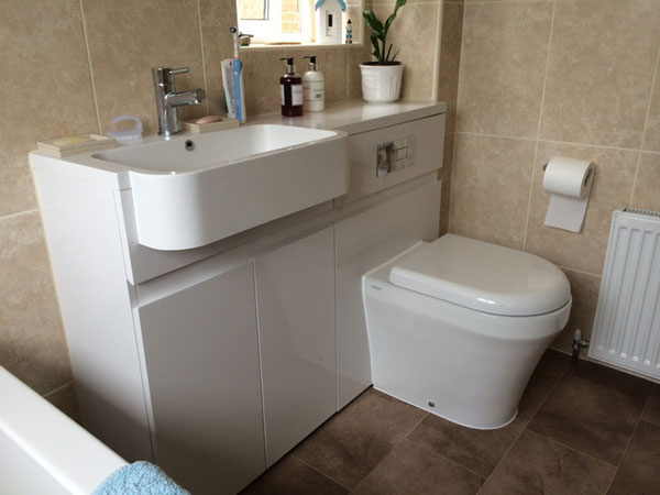 Vanity Unit With Bathroom Installation In Leeds
