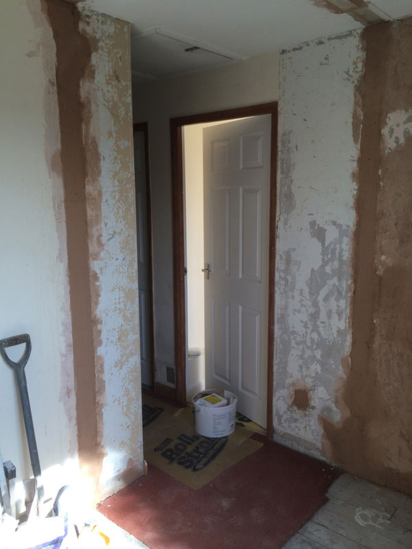 Walls Removed Between WC And Bathroom With Bathroom Installation In Leeds