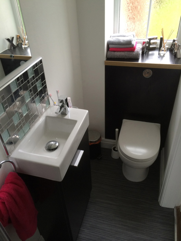 Small En Suite Shower Room With Bathroom Installation In Leeds
