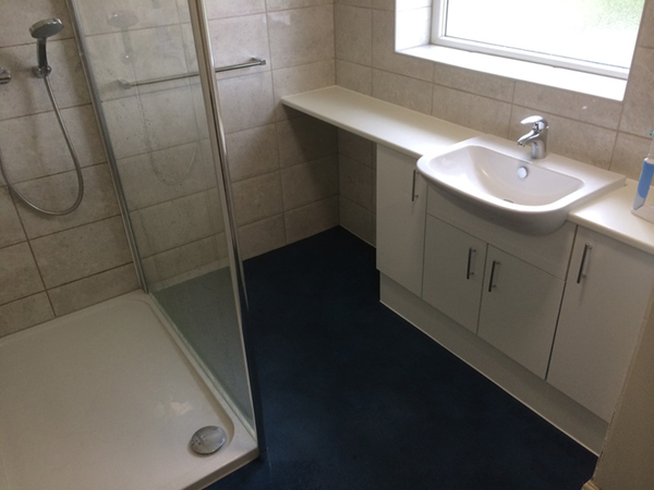Bathroom After Refurbishment With Bathroom Installation In Leeds