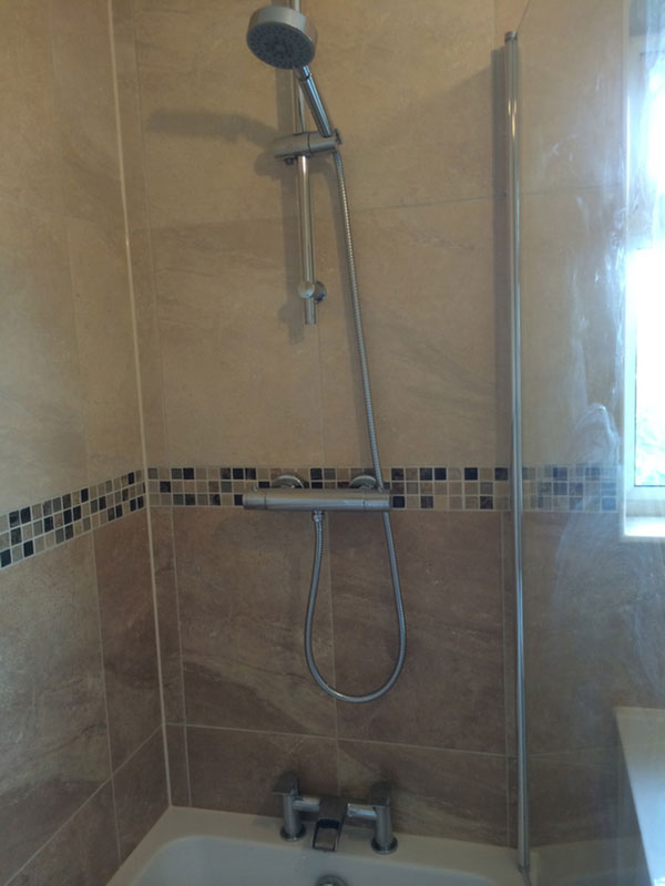 Thermostatic Mixer Shower With Bathroom Installation In Leeds