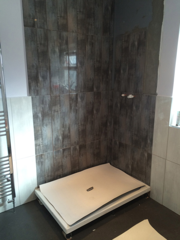 Tiled Shower Enclosure With Bathroom Installation In Leeds