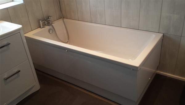 Installed Bath With Solid Bath Panel With Bathroom Installation In Leeds