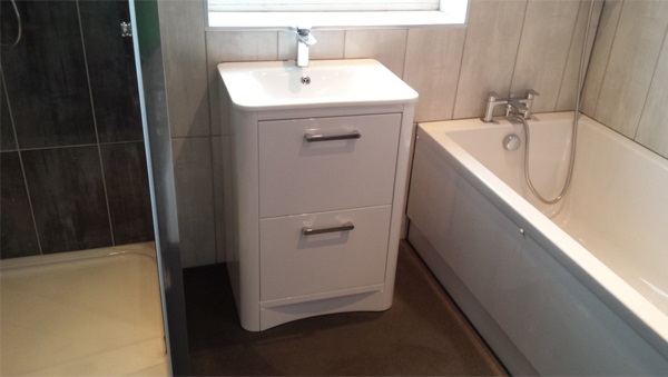 Finished Bathroom With Bathroom Installation In Leeds