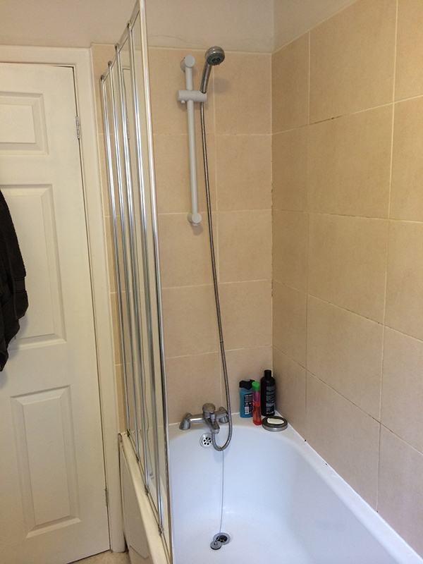 Old Position Of Bath With Bathroom Installation In Leeds